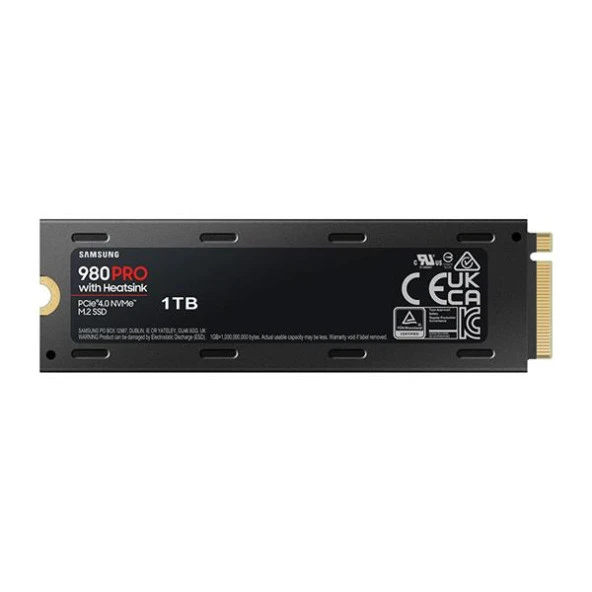 Samsung 980 PRO 1TB 22x80mm PCIe Gen 4.0 x4 NVMe M.2 Soğutuculu SSD - Resim 3