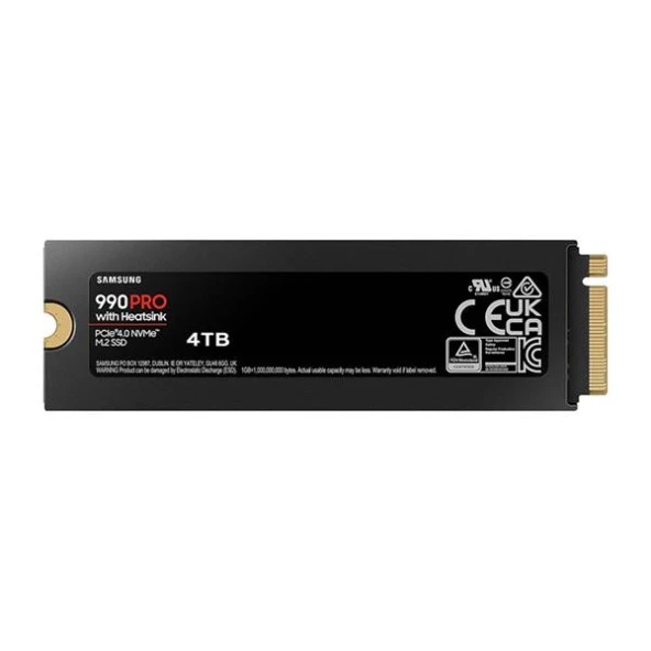 Samsung 990 PRO 4TB 22x80mm PCIe Gen 4.0 x4 NVMe M.2 Soğutuculu SSD - 2