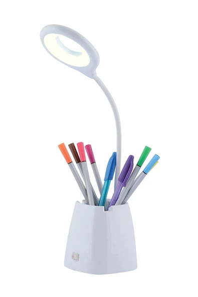 Nisa Luce Luna LED Masa Lambası - Siyah, Beyaz, Pembe - 3