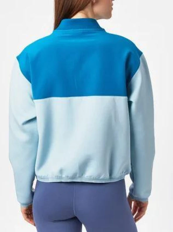 Nike Court Dri-FIT Heritage Yarım Fermuarlı Kadın Sweatshirt DX1125-442 - 2