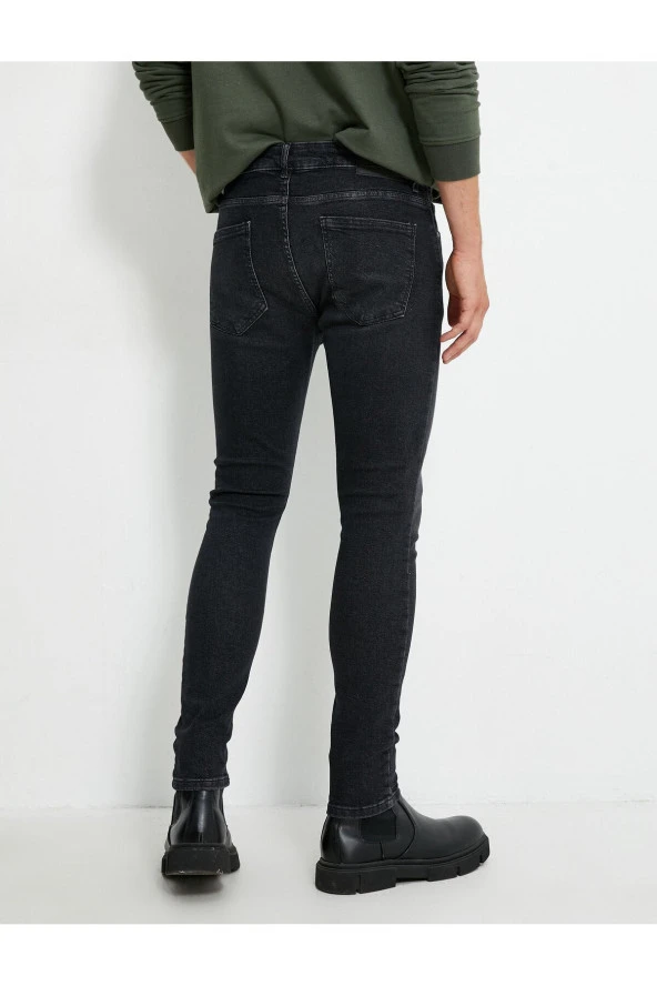 Super Skinny Fit Kot Pantolon - Justin Jean - Resim 3