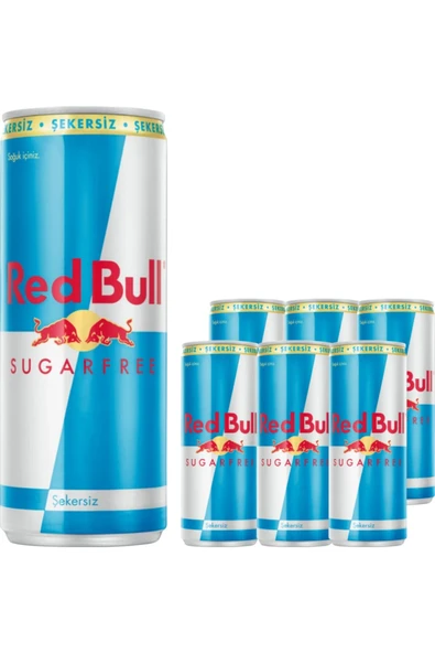 Red Bull Şekersiz 6 x 250 Ml
