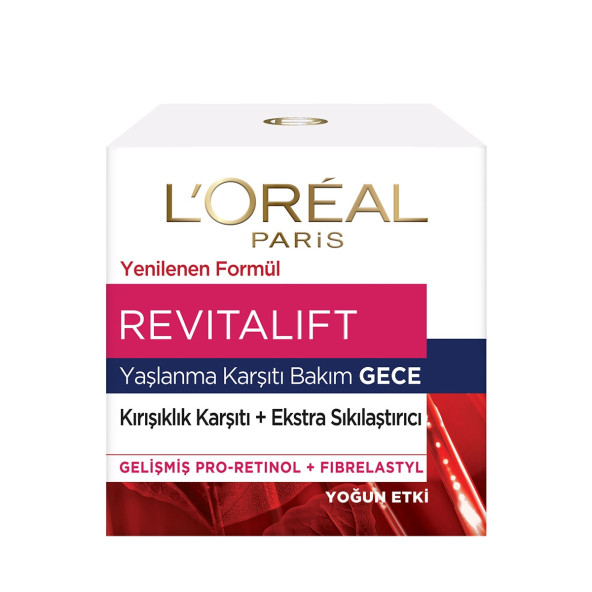 Loreal Paris Revitalift Yaşlanma Karşıtı Krem Gece 50 ml