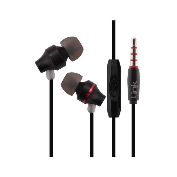 LinkTech H20 Mikrofonlu Metal Kulak İçi Kablolu Kulaklık 3.5mm - 5