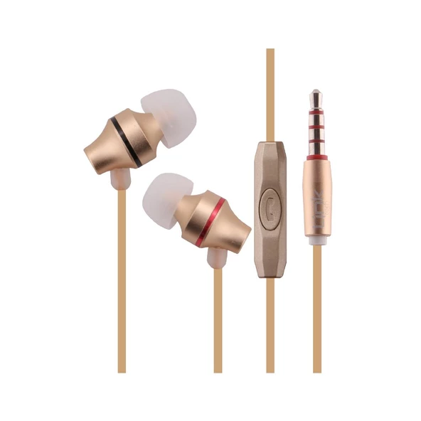 LinkTech H20 Mikrofonlu Metal Kulak İçi Kablolu Kulaklık 3.5mm - 2