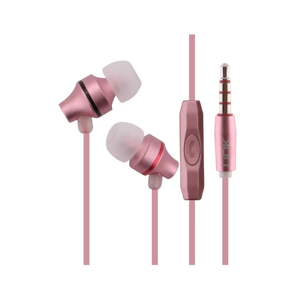 LinkTech H20 Mikrofonlu Metal Kulak İçi Kablolu Kulaklık 3.5mm - 3