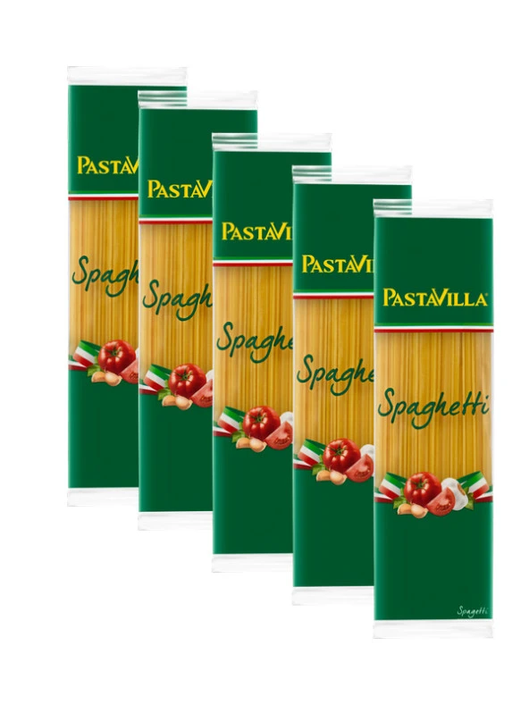 SPAGHETTI Makarna 500 gr, 5 Adet