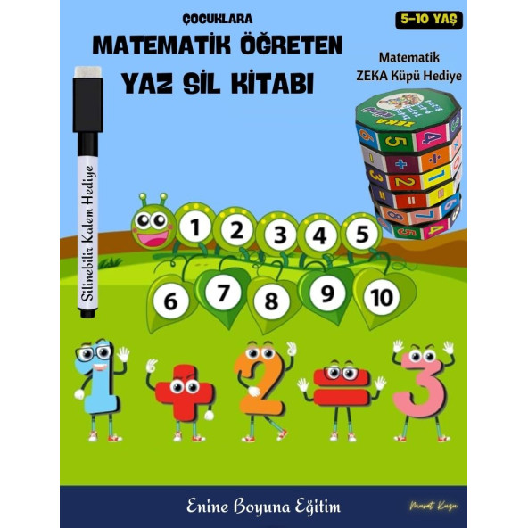 Çocuklara Matematik Öğreten YAZ-SİL Kitap Seti - 2