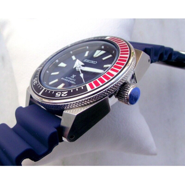 Seiko Prospex Samurai SNM 4R35-01Y0 Mavi Otomatik Erkek Kol Saati Dalgıç 200 m - 2