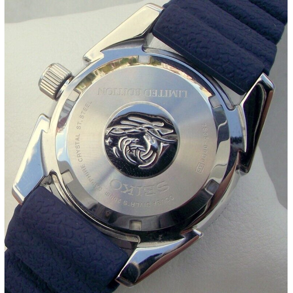 Seiko Prospex Samurai SNM 4R35-01Y0 Mavi Otomatik Erkek Kol Saati Dalgıç 200 m - 10