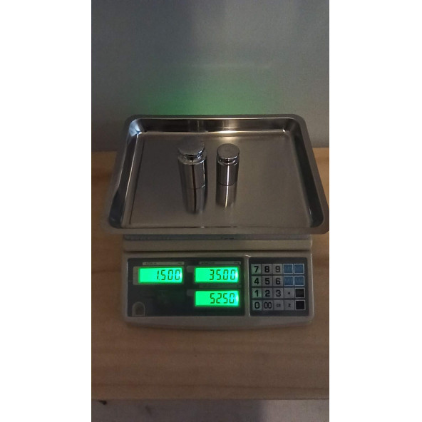 30 KG AYTER TERAZİ-YENİ MODEL TARTI-ÜRÜN HAFIZALI-GÜÇLÜ AKÜ-2025 BAKANLIK ONAYLI-2 YIL GARANTİLİ - 3