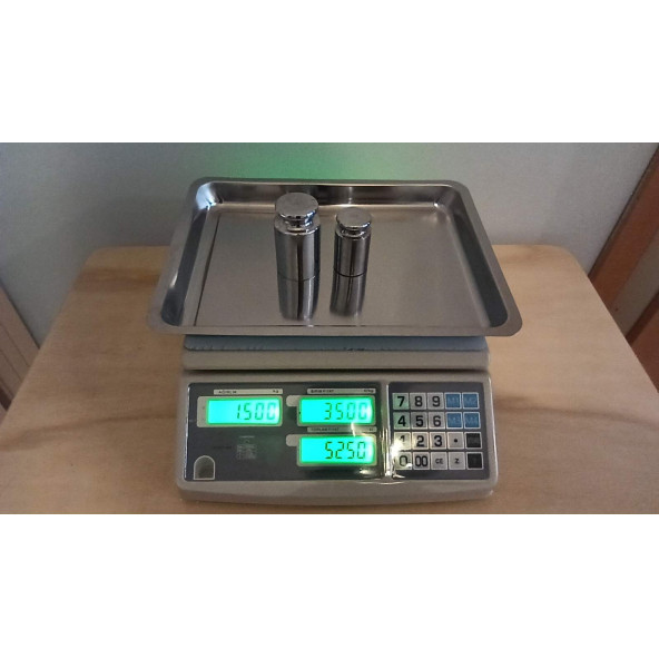 30 KG AYTER TERAZİ-YENİ MODEL TARTI-ÜRÜN HAFIZALI-GÜÇLÜ AKÜ-2025 BAKANLIK ONAYLI-2 YIL GARANTİLİ - 4