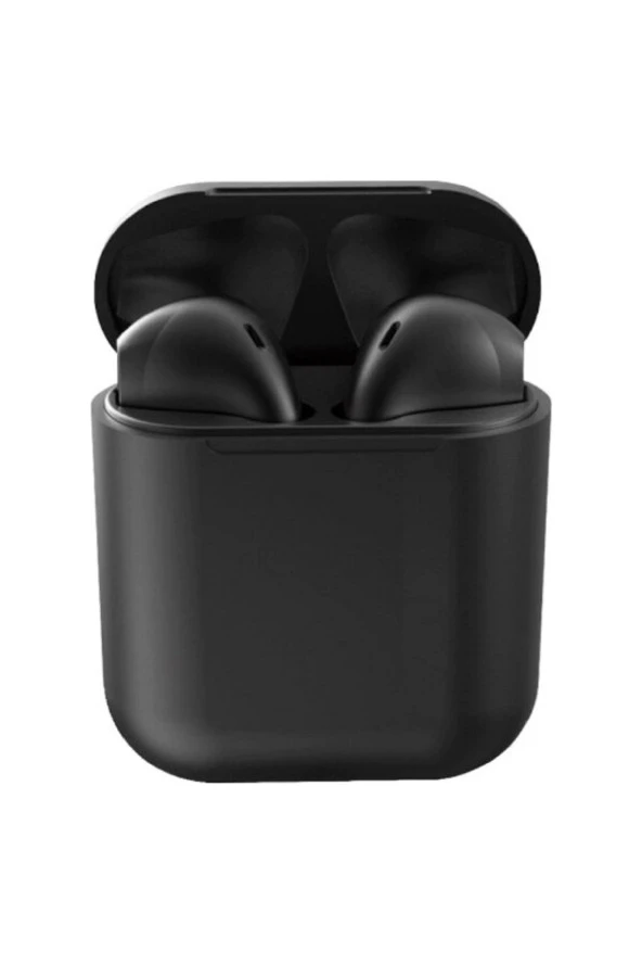 AbaTech VİVO Y21 - VİVO Y21S UYUMLU İNPODS SİYAH KABLOSUZ BLUETOOTH KULAKLIK