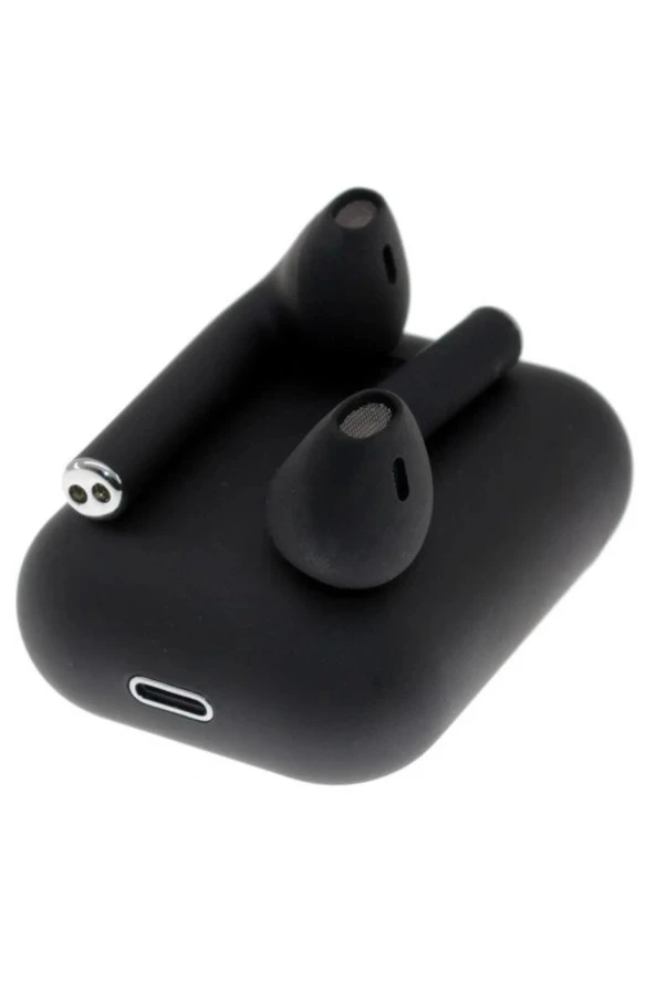 AbaTech XİAOMİ REDMİ 12 REDMİ 12C UYUMLU İNPODS SİYAH KABLOSUZ BLUETOOTH KULAKLIK - 4