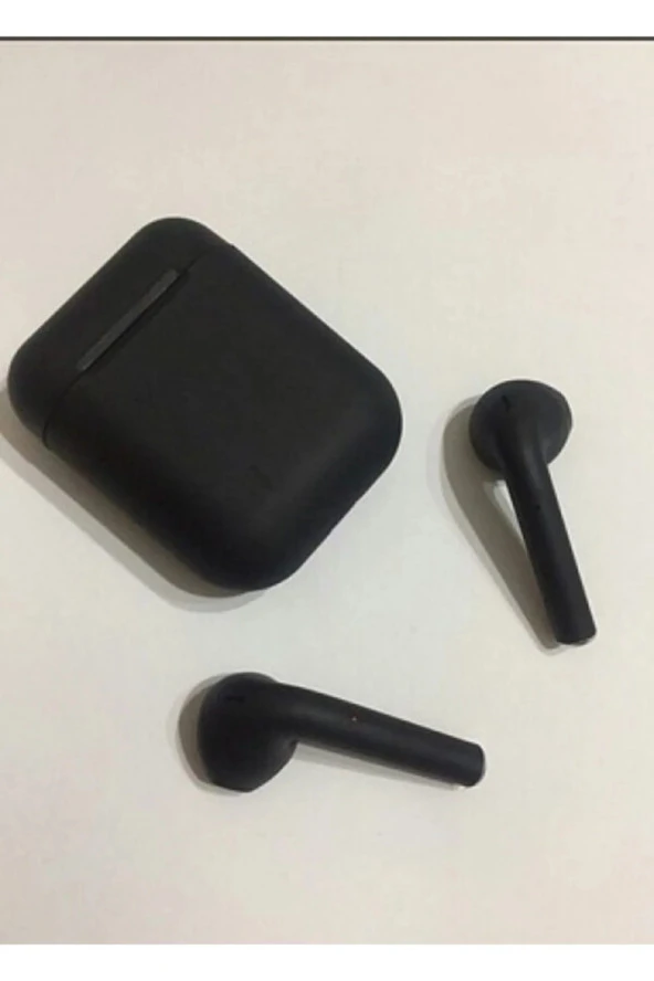 AbaTech XİAOMİ REDMİ 9/9A/9C/9T REDMİ UYUMLU İNPODS SİYAH KABLOSUZ BLUETOOTH KULAKLIK - 2