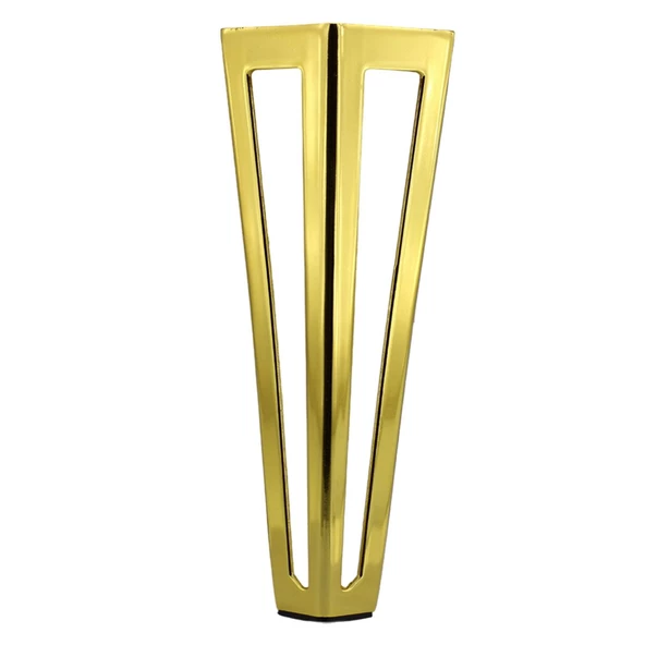 Ovit Koltuk Baza Puf Sehpa Tv Ünite Masa Mobilya Ayağı Ayakları Metal Ayakları 14 Cm Altın - Resim 7