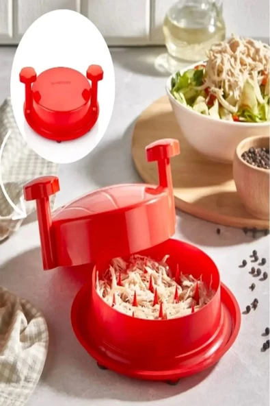 Gri Pratik Tavuk Ve Pişmiş Sebze Marul Parçalama Didikleme Aleti Patlıcan Parçalayıcı - 5