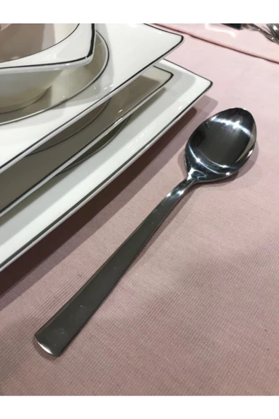 12 Kişilik Düz Model Yemek Kaşığı Seti - 2