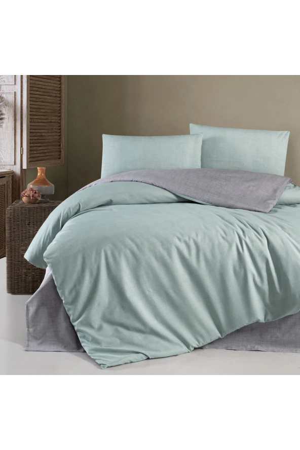 Home Perry Çift Kişilik Nevresim Takımı 4 Parça-Yeşil ürün görseli