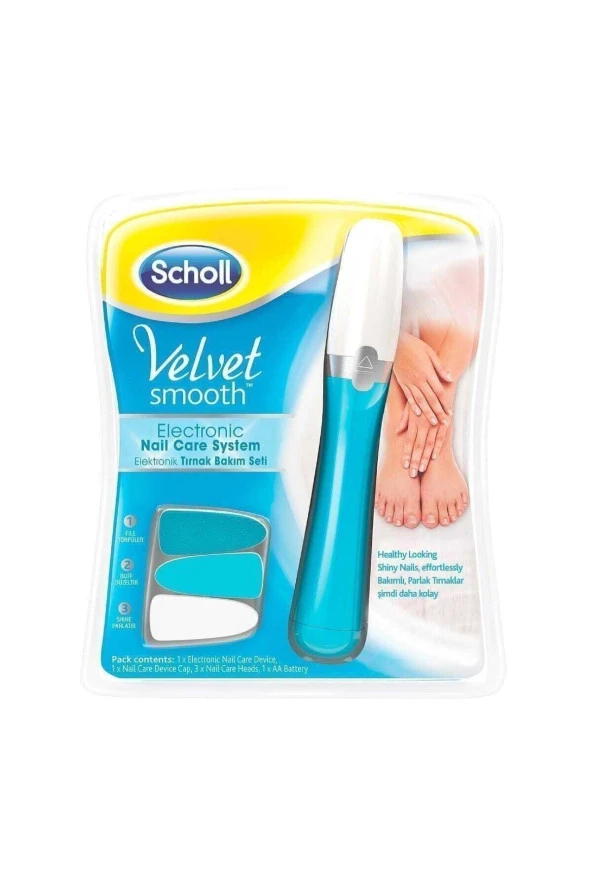 Scholl Velvet Smooth Elektronik Tırnak Törpüsü Bakım Seti