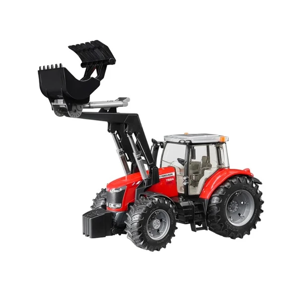Bruder Massey Ferguson 7624 Kepçeli Traktör Oyuncak - 7