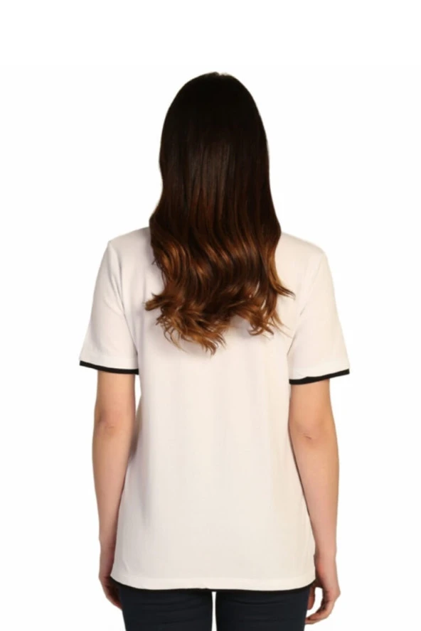 Polo Yaka Bayan Pike Pamuk T-shirt - 11