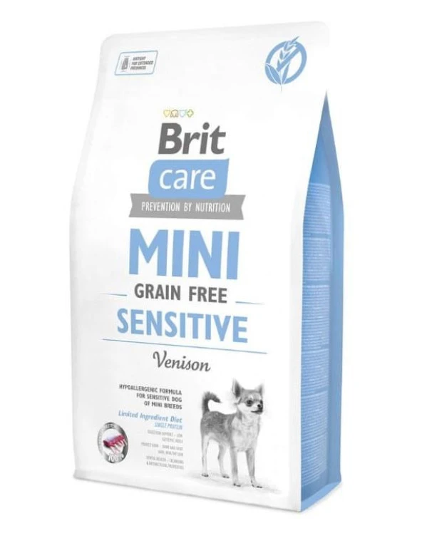 Brit Care Tahılsız Mini Hassas Geyikli Köpek Maması 2 Kg