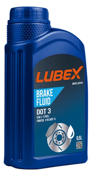 LUBEX BRAKE FLUID DOT 3 0,5 LT