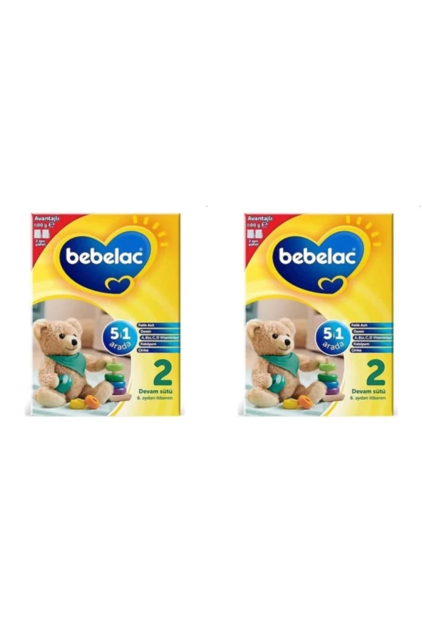 Bebelac 2 Numara 800 Gram 2 Kutu SKT:3/2025
