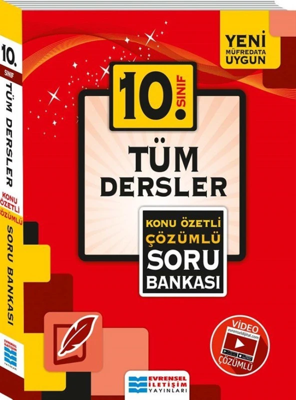 10. Sınıf Tüm Dersler Konu Özetli Çözümlü Soru Bankası Evrensel İletişim Yayınları