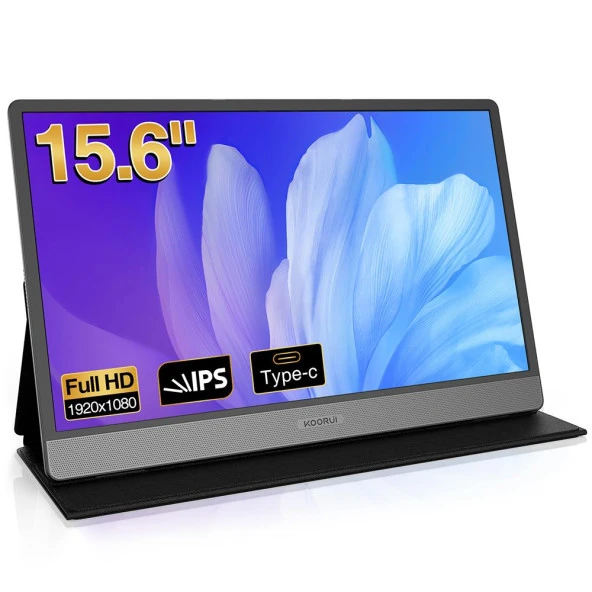 Koorui 15.6" 15B1 60Hz 5ms IPS FHD (Type-C, Mini HDMI) Taşınabilir Monitör - 3
