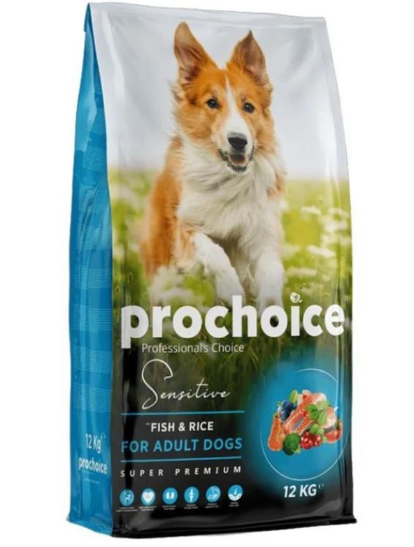 ProChoice Sensitive Skin Balık ve Pirinçli  Yetişkin Köpek Maması 12kg