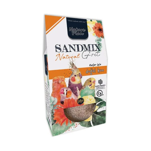 Nature Plan Sandmix Grit Natural Kuş Kumu 250 Gr