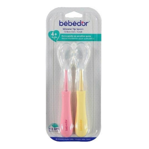 Bebedor 8554 Silikon Yumuşak Uçlu Kaşık 2'li - 2