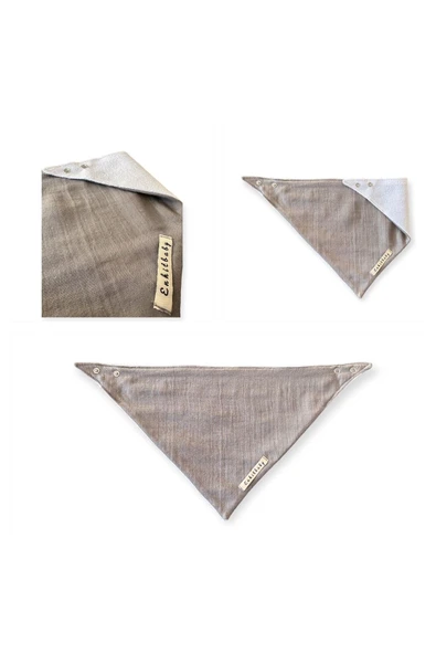 5 Adet Sıvı Geçirmez Müslin Fular Önlük Set, 100 Pamuk, Yıkanabilir - Resim 6