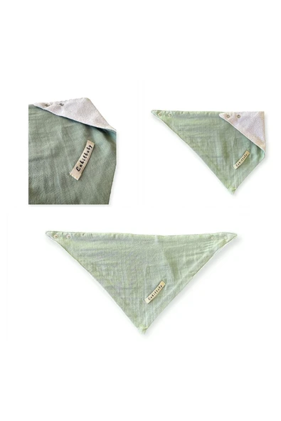 5 Adet Sıvı Geçirmez Müslin Fular Önlük Set, 100 Pamuk, Yıkanabilir - Resim 4