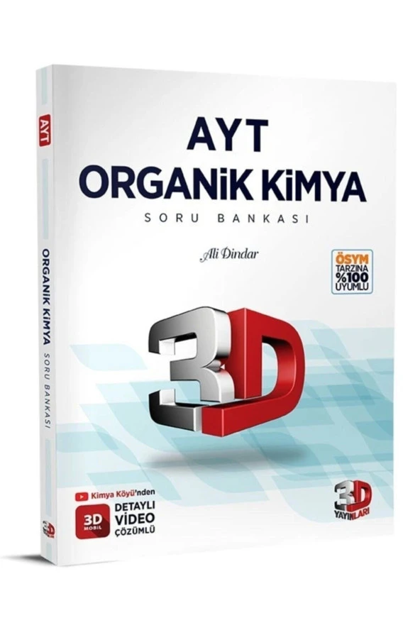 3D Yayınları Ayt Organik Kimya Soru Bankası