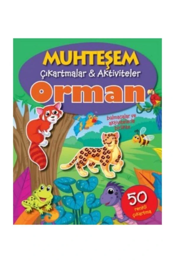 Orman Muhteşem Çıkartmalar ve Aktiviteler