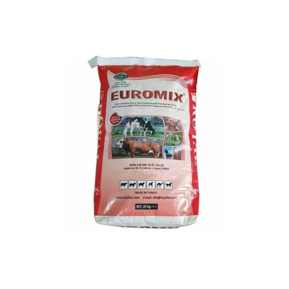 Royal Euromix 25 Kg Torba Mayalı Toz Yem Katkısı