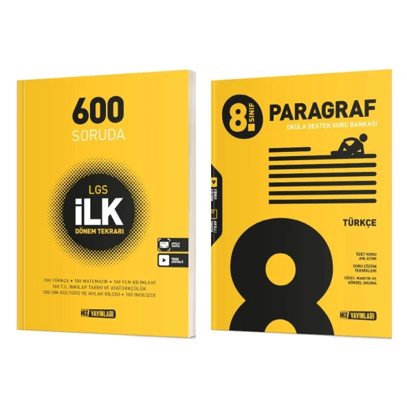 LGS 8. SINIF İLK DÖNEM TEKRARI VE PARAGRAF