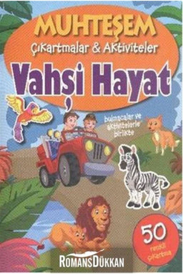 Muhteşem Çıkartmalar Aktiviteler Vahşi Hayat