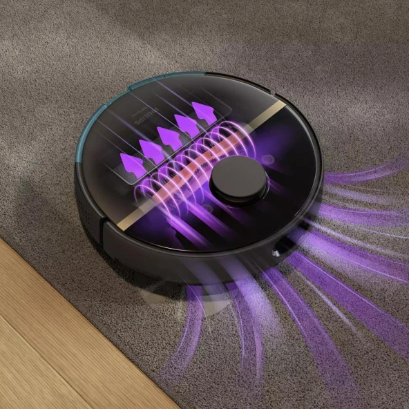 Philips Xu7000/01 7000 Serisi Aqua Islak & Kuru Robot Süpürge - Siyah - 4