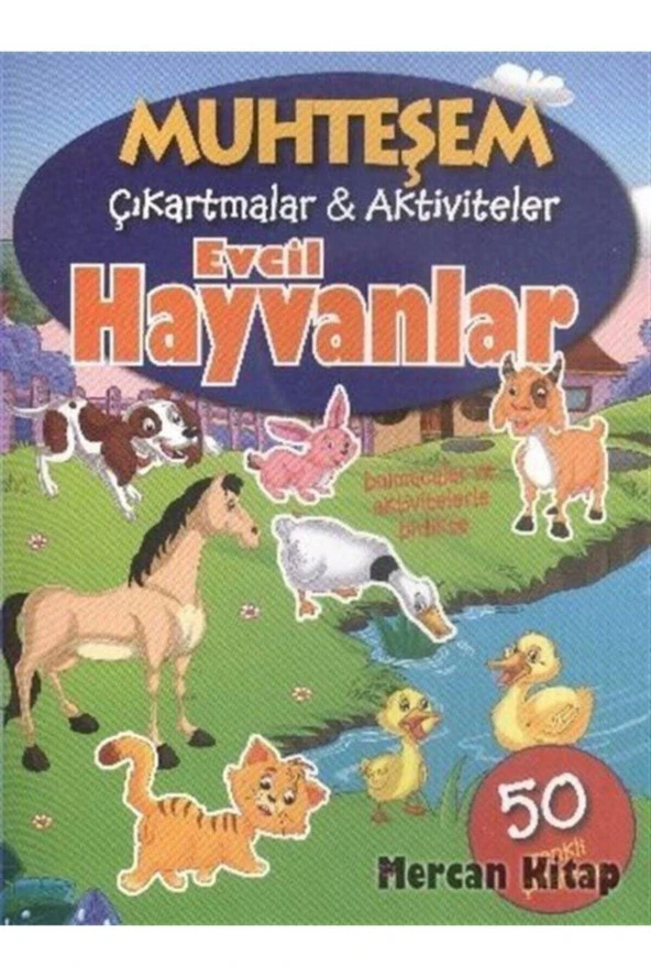 Muhteşem Çıkartmalar Aktiviteler - Evcil Hayvanlar