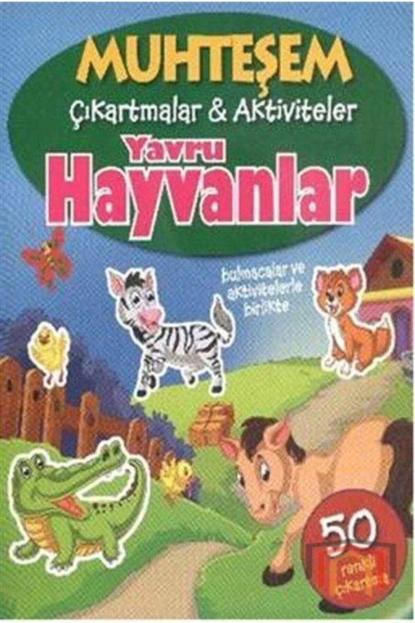 Muhteşem Çıkartmalar  Aktiviteler Yavru Hayvanlar