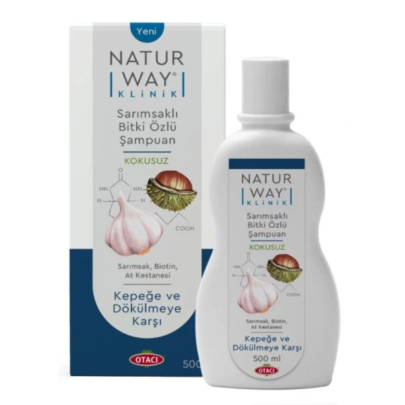 Otacı Naturway Klinik Sarımsaklı 300 ml Saç Dökülmesine Karşı Kepek Şampuanı ürün görseli 1