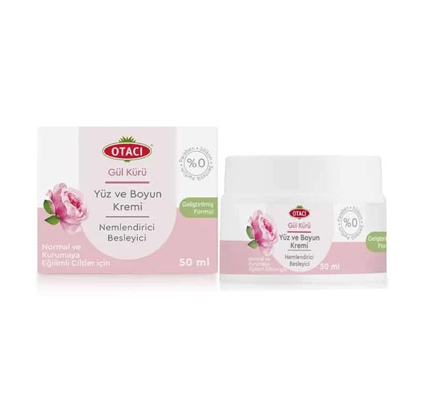 Otacı Gül Kürü 50 ml Yüz ve Boyun Kremi