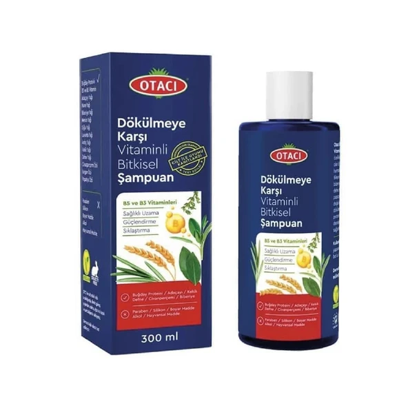 Otacı Dökülmeye Karşı Vitaminli Bitkisel Şampuan 300 ml ürün görseli 1