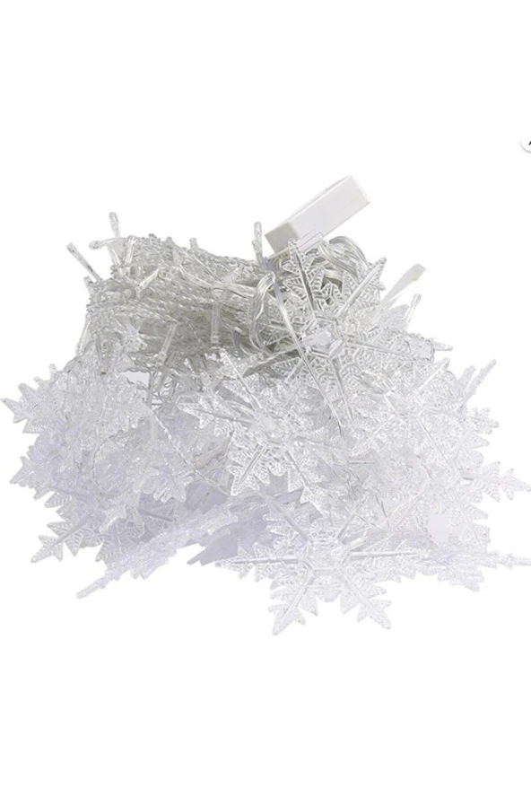 Kar Tanesi Perde Led Günışığı Renk 19 Sarkıt 96 Adet Led - Resim 2