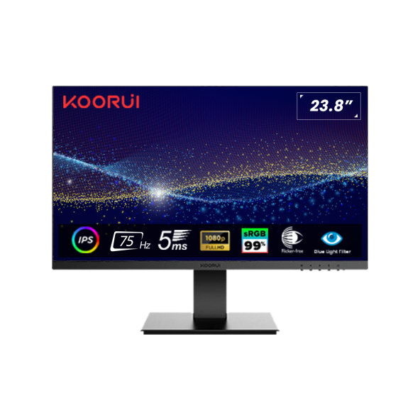 Koorui 23.8" 24N1 75Hz 5ms FHD IPS (HDMI, VGA) Monitör - 9