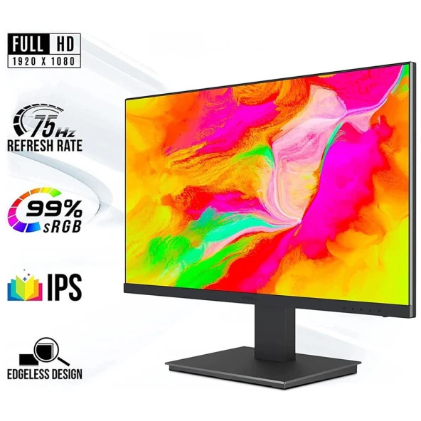 Koorui 23.8" 24N1 75Hz 5ms FHD IPS (HDMI, VGA) Monitör - 4